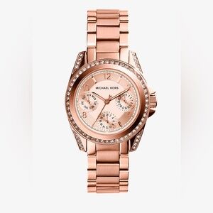 MICHAEL KORS Mini Blair Rose Gold-Tone Watch
